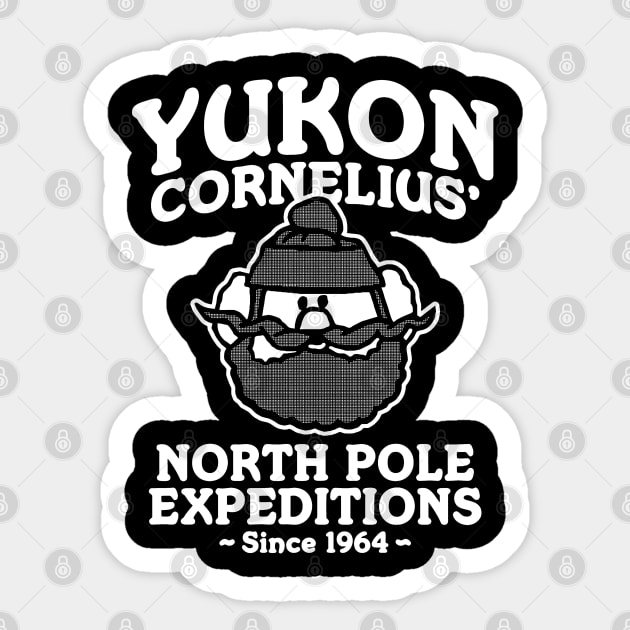 Yukon Cornelius' North Pole Expeditions Sticker by agitagata